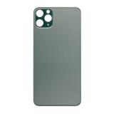 COVER POSTERIORE DI VETRO (BIG HOLE) PER APPLE IPHONE 11 PRO 5.8 VERDE