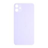 COVER POSTERIORE DI VETRO (BIG HOLE) PER APPLE IPHONE 11 6.1 VIOLA