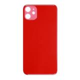 COVER POSTERIORE DI VETRO (BIG HOLE) PER APPLE IPHONE 11 6.1 ROSSO