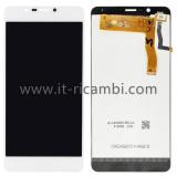 DISPLAY LCD + TOUCHSCREEN DISPLAY COMPLETO SENZA FRAME PER WIKO TOMMY 2 PLUS BIANCO