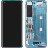 TOUCHSCREEN + DISPLAY LCD DISPLAY COMPLETO + FRAME PER XIAOMI MI 10 5G VERDE ORIGINALE (C VERSION)（SERVICE PACK）