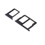 DUAL SIM TRAY PER SAMSUNG GALAXY J7 PRIME G610F NERO