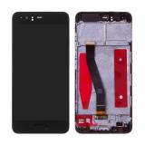 DISPLAY LCD + TOUCHSCREEN DISPLAY COMPLETO + FRAME PER HUAWEI P10 (VTR-L09 VTR-L29) NERO ORIGINALE NEW